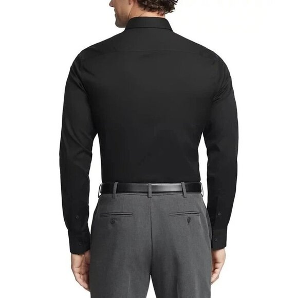 Calvin Klein Black Men's Dress Shirt - Picture 2 of 6